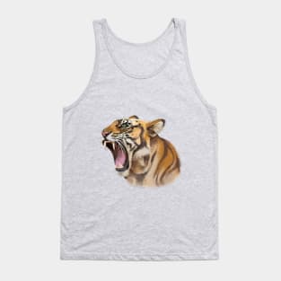 Roaring Tiger Face Tank Top